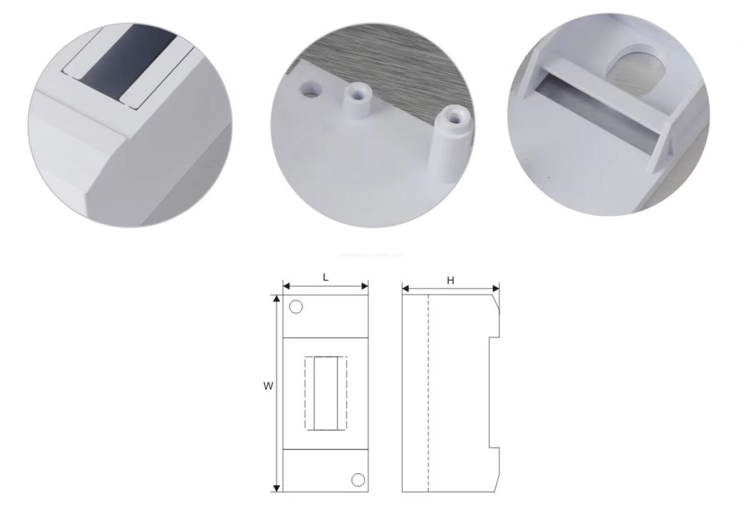 PS-HAG II-08 8way Plastic Waterproof Distribution Box Mini Circuit Breaker Distribution Box