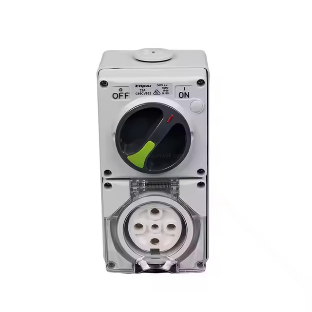 PS-56CV-E3 IP65 Combination Switch Socket