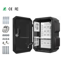 Weatherproof Metal Electrical Box Outdoor Control Panel Enclosure with Ventilation Design Galvanized Steel Wall Mount Junction Box