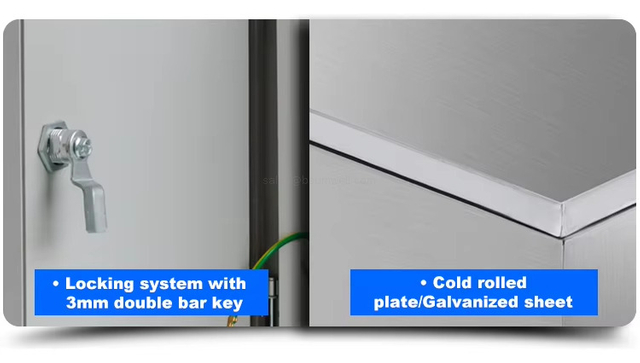 High Precision Electrical Distribution Box Outdoor Indoor Control Panel Enclosure Steel Sheet Power Allocation Case for Circuit Breakers