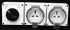 waterproof 3-outlet combo unit