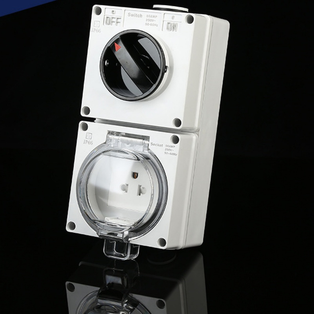 weatherproof switch socket