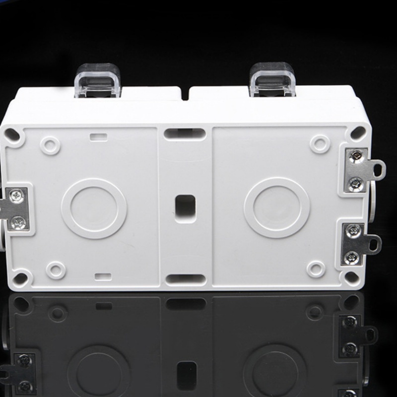 White outdoor switch outlet