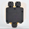 IP68 Waterproof Junction Box Outdoor 3 Way T Type PA66 Nylon Electrical Cable Connector Sleeve External Splice Enclosure