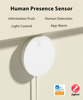 5.8GHz Millimeter Wave Radar Human Presence Sensor with OLED Screen Side Mounted Indoor Occupancy Safety Monitor