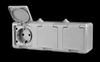 EU Standard IP54 Waterproof Outdoor Surface Type Wall Switch Socket 16A 250V For Electronic Charging