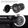 12V 24V Dual USB Charger Socket IP66 Waterproof Power Outlet For Car RV Boat Marine Truck