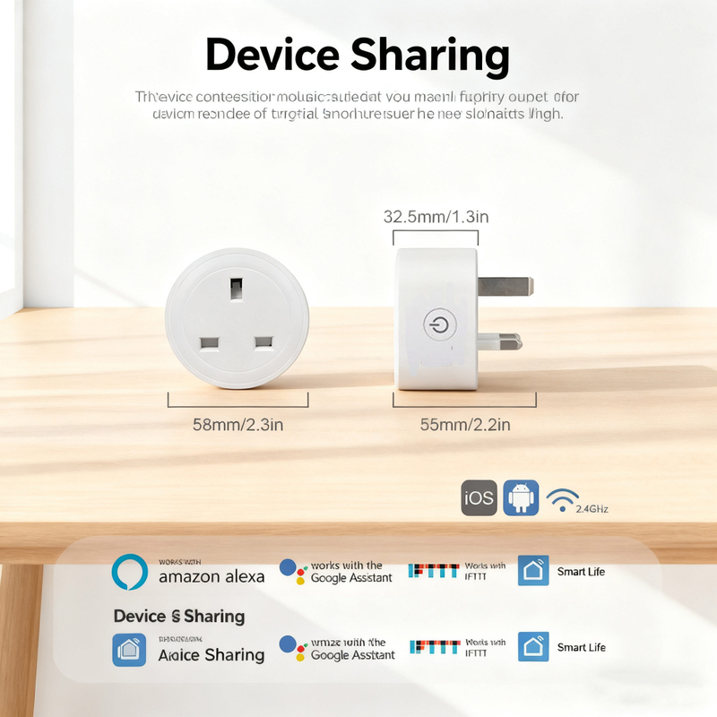 uk plug with device sharing