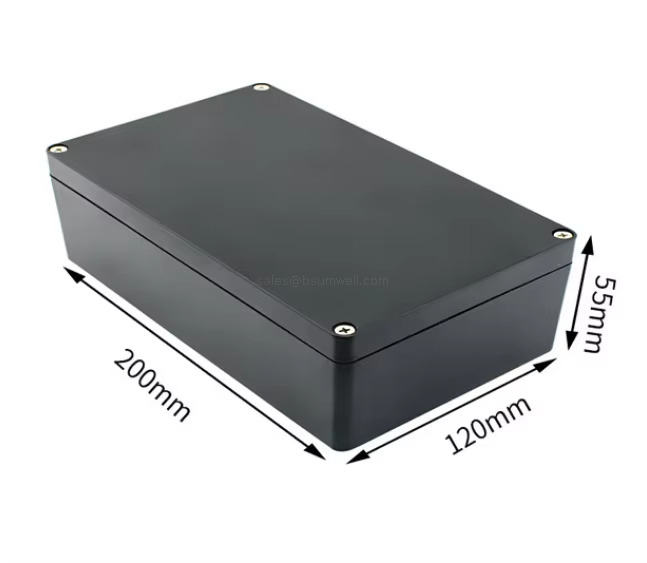 Black waterproof junction box