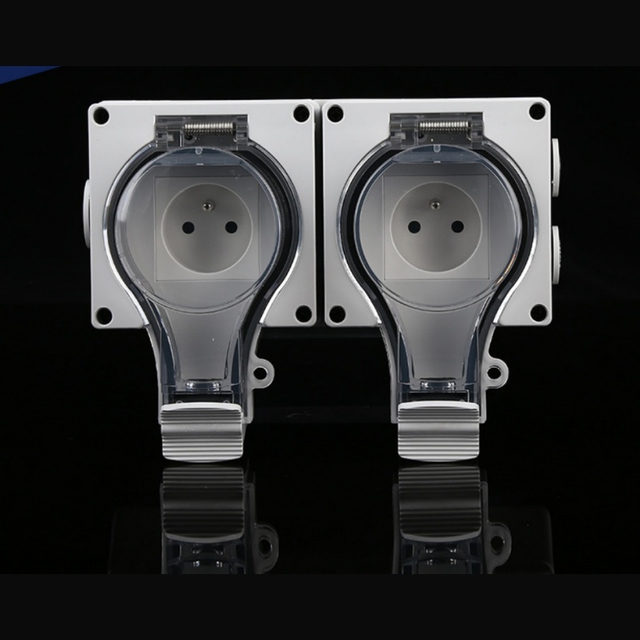 UV-Resistant Outdoor Socket CE RoHS Certified