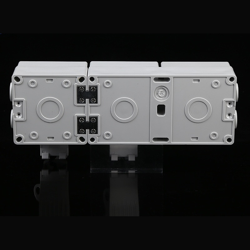 American-style 2-gang switched socket dual outlet with switch US