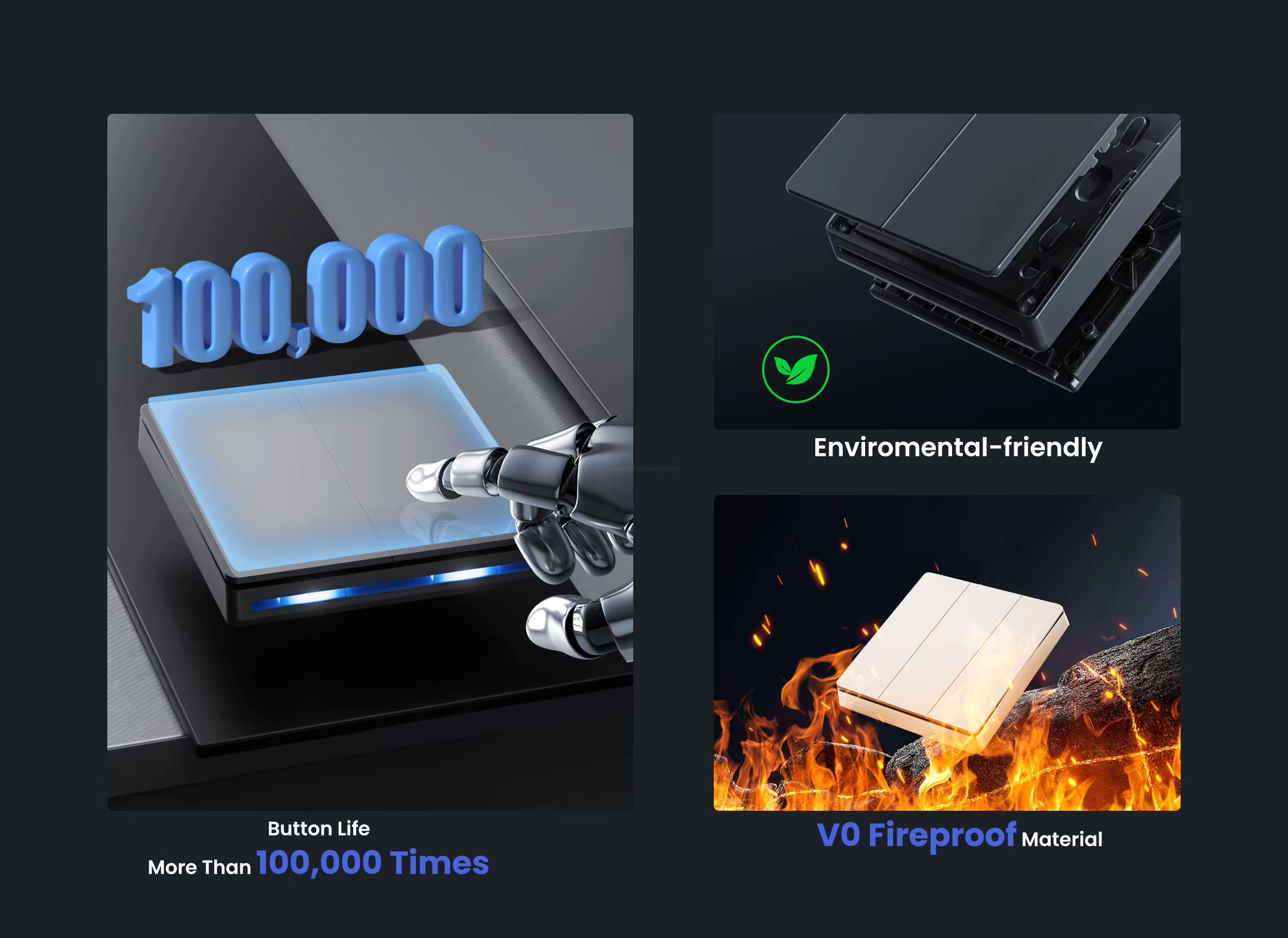 Enviromental-friendly VO Fireproof Material