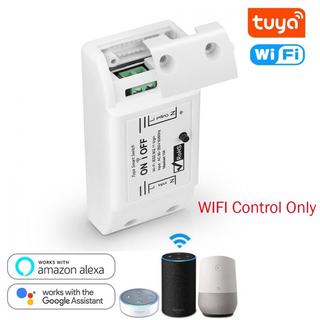 Tuya WiFi Smart Breaker Light Switch Mini DIY Home Wireless Remote Control Works With Alexa Google Home