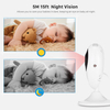 2.4 inch LCD Display Cry Sound Temperature Baby Video Camera Night Vision Two-way Audio Wireless Video Baby Monitor Camera
