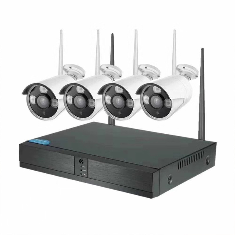 Hot Waterproof 1080P Wireless Night Vision NVR Kit Tuya Smart Surveillance Security PTZ 8CH Wifi Cctv P2P Camera System