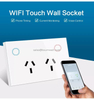 Tuya Zigbee Measure Power Socket Tempered Glass Smart GPO Alexa And Google Home SAA Smart Zigbee Power Point