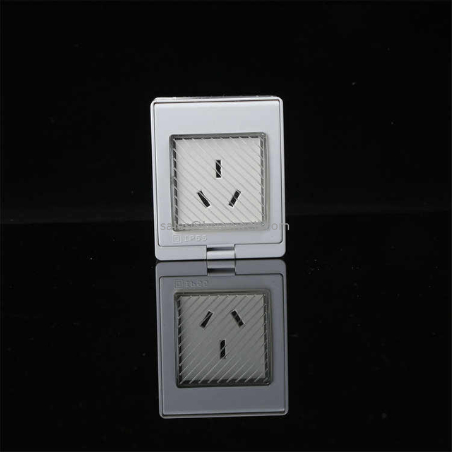 Outdoor Weatherproof 1 Gang Socket Weatherproof IP55 Power Outlet Electrical Switch Socket Switch