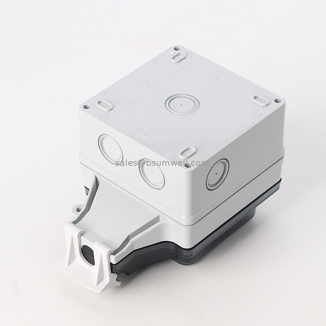 Bsumwell IP66 Smart WiFi Waterproof Socket 16A Wall 1/2 Gang WiFi smart weatherproof wall socket for outdoor