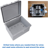 New Brand Corrosion-proof High Quality IP68 Waterproof Dustproof Plastic Electronics Electrical Enclosure Junction Box