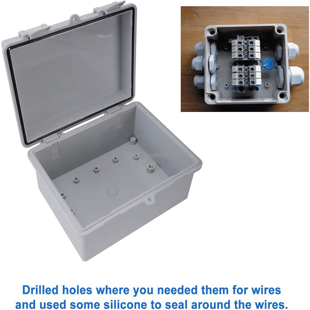 New Brand Corrosion-proof High Quality IP68 Waterproof Dustproof Plastic Electronics Electrical Enclosure Junction Box