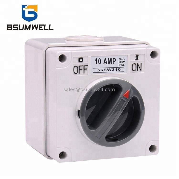 Waterproof Isolating Switch Conform to Australia Standard AS/NZS3123 Switch 56SW series switch 56SW210 56SW250 56SW310 56SW216