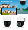 Smallest CamhiPro 2MP 4MP Video Surveillance Wifi 4G IP65 Cheap Ptz Camera