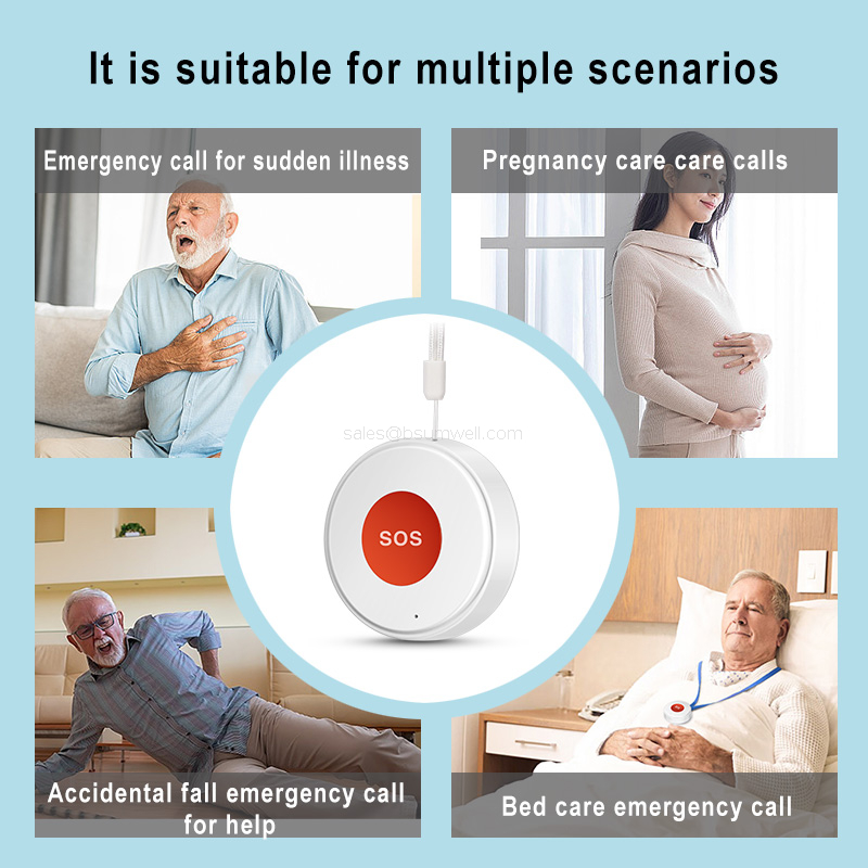 Itis suitable for multiple scenarios Emergency call for sudden illness Pregnancy care care calls