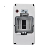 SPA Series Factory Ip66 4 Way Waterproof Plastic Distribution Box SP Electrical Box Dc Distribution Box Circuit Breaker