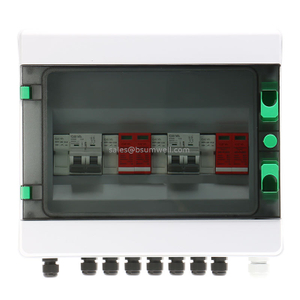 Custom DC500V 1 2 3 4 6 Input Solar power distribution box Ip65 Waterproof Pv Combiner Box