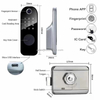 Electric Smart Fingerprint Rim Door Lock best keyless entry door lock