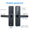 High Security Biometric Finger Print Lock Zigbee Tuya Card Digital Password Fingerprint Smart Door Lock