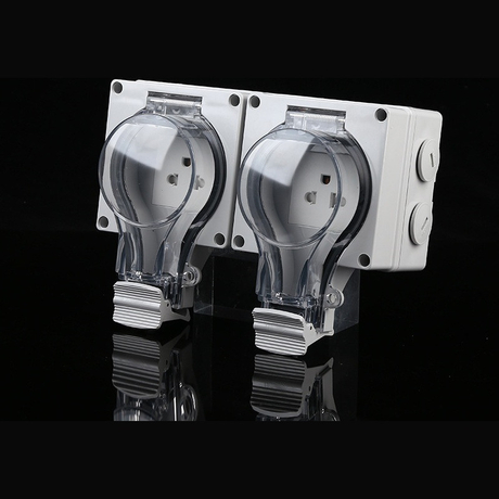 IP66 2-Gang Multi-function Waterproof Socket | Heavy-Duty Outdoor Electrical Outlet | BSUMWELL
