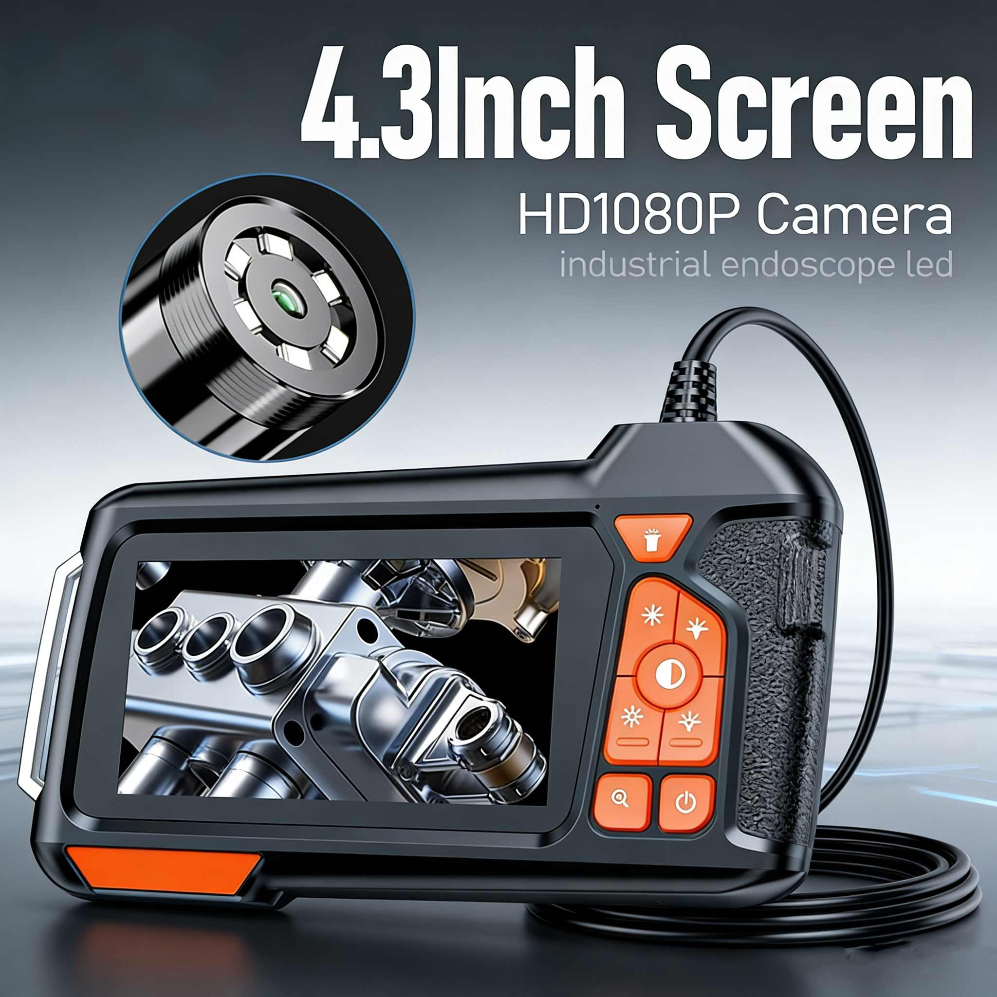 pipeline detection endoscope with LED