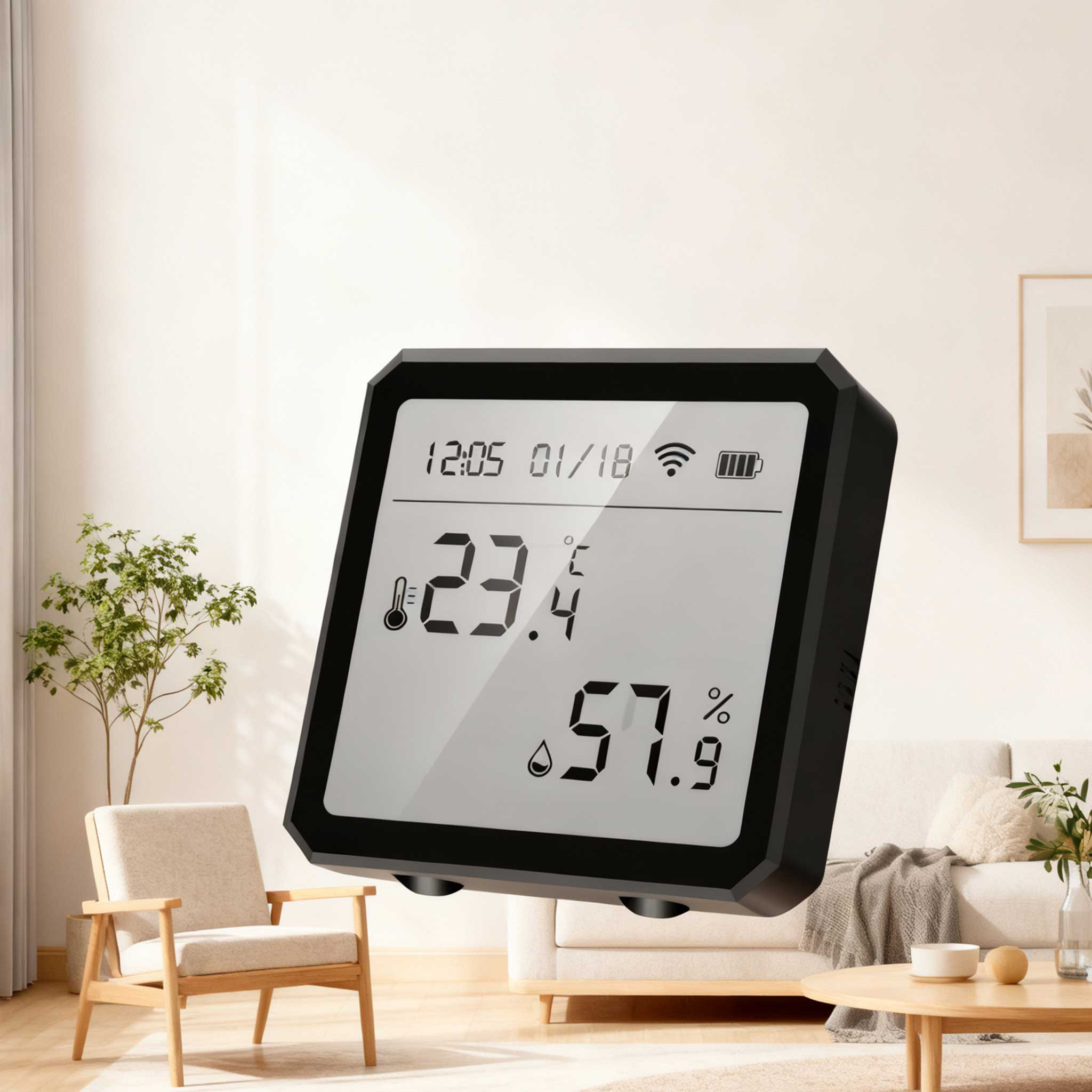 IP43 Tuya WiFi Temperature Humidity Sensor