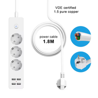 safe multi-port extension socket
