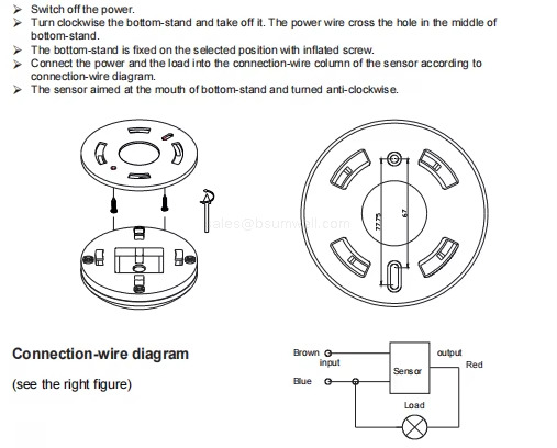 PIR Ceiling Mount Infrared Motion Sensor