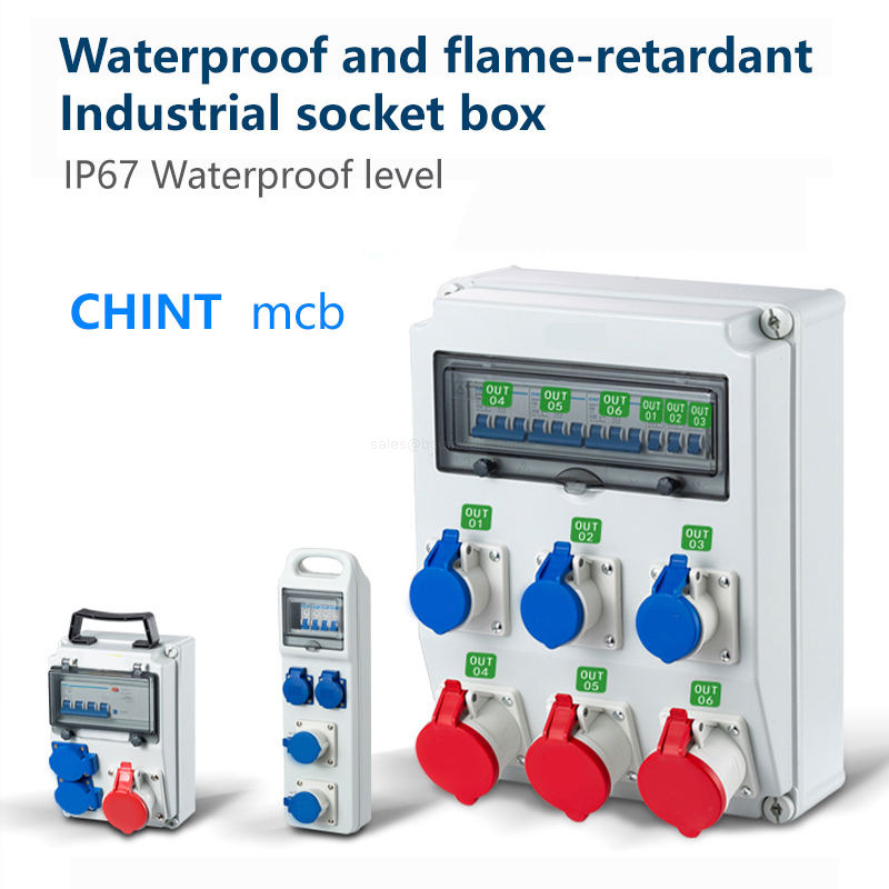 IP67 industrial plug socket