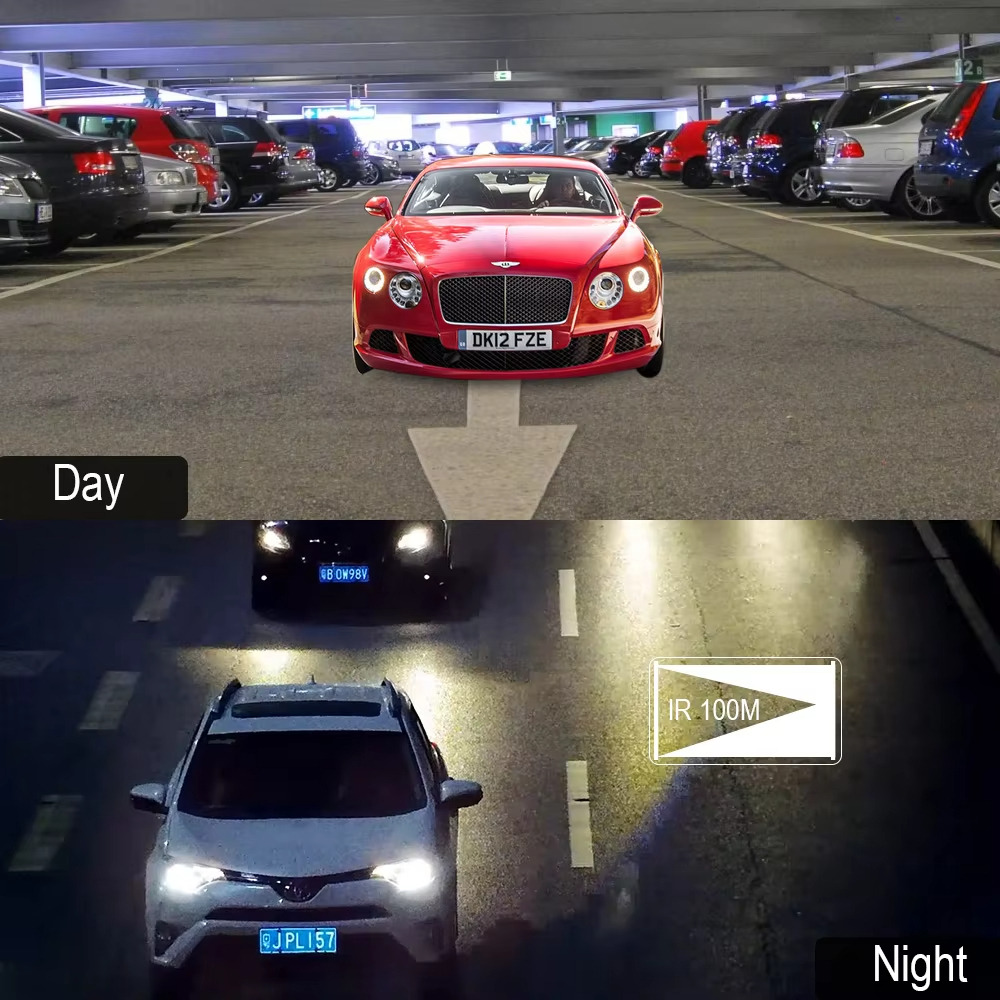 Cctv Camera Automatic License Plate Car Number Recognition Security System