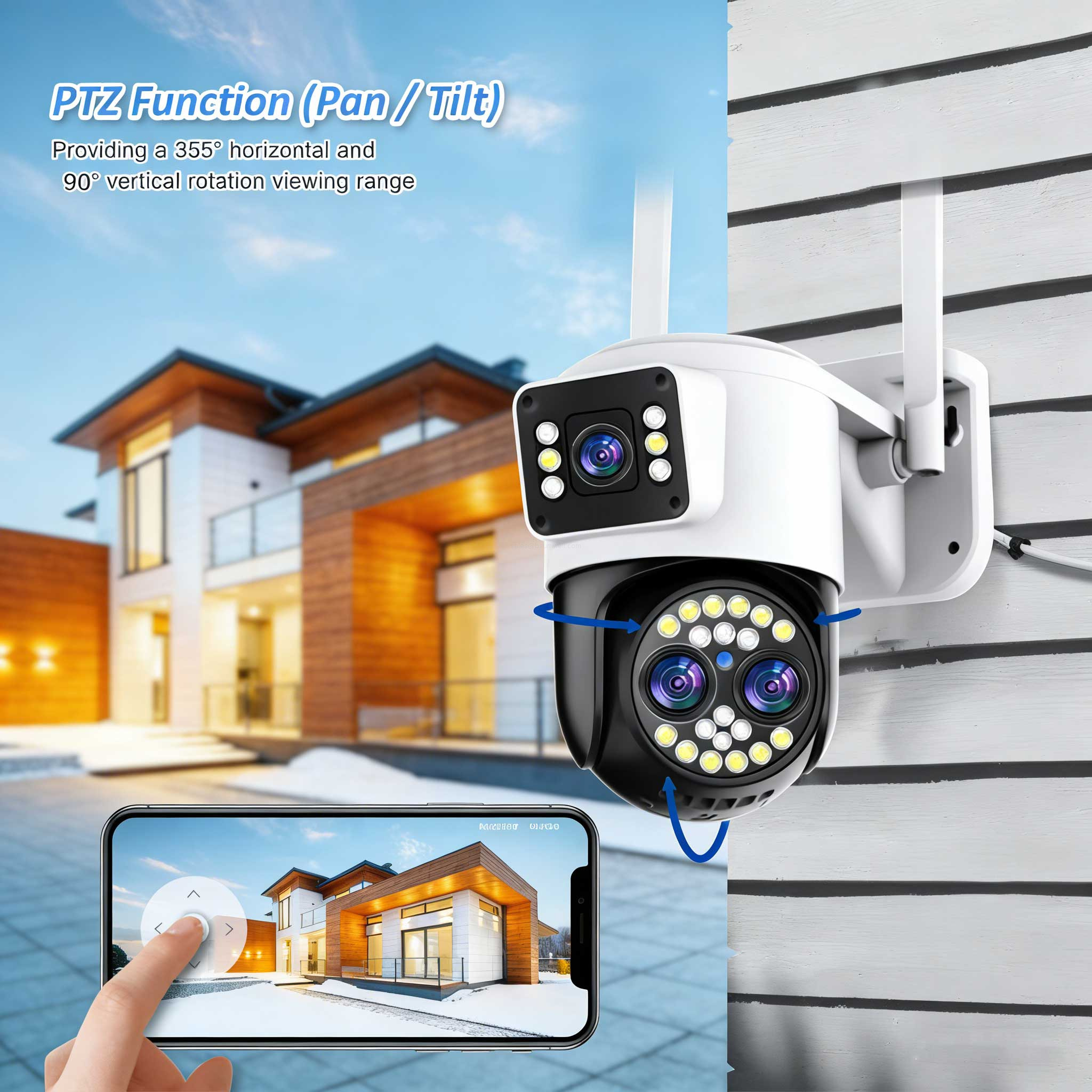 IP66 waterproof color night vision camera