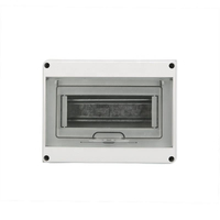 Outdoor Panel Mount Waterproof IP65 ABS Plastic Electric Enclosure HT-8 Way Switch Junction Box