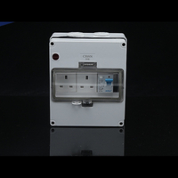 1-gang switch dual UK sockets