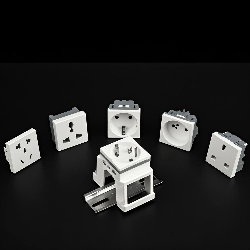 CE marked German modular socket