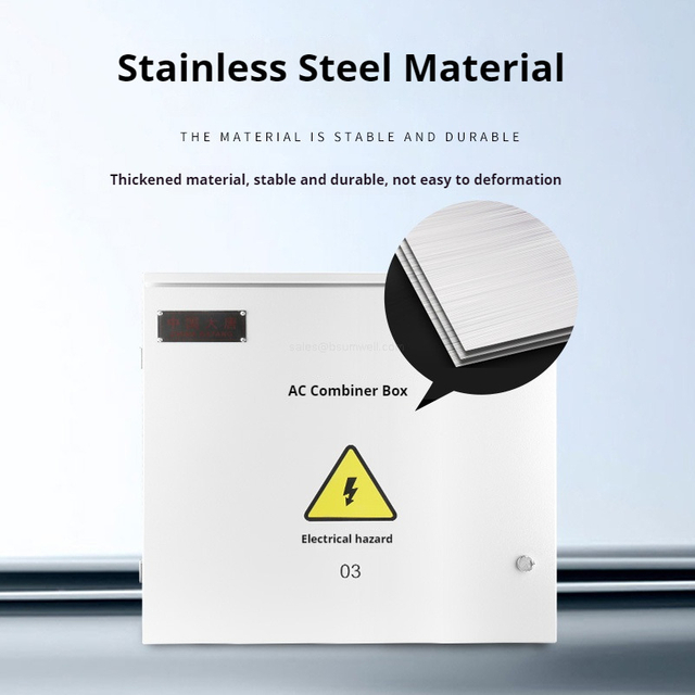 Support customized services solar pv combiner box