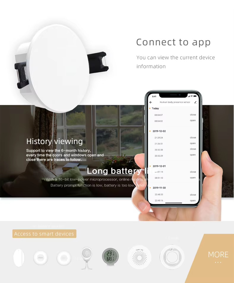 Connect to app You can view the current deviceinformation