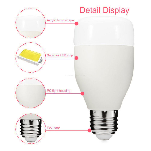 IP44 indoor dimmable smart lamp