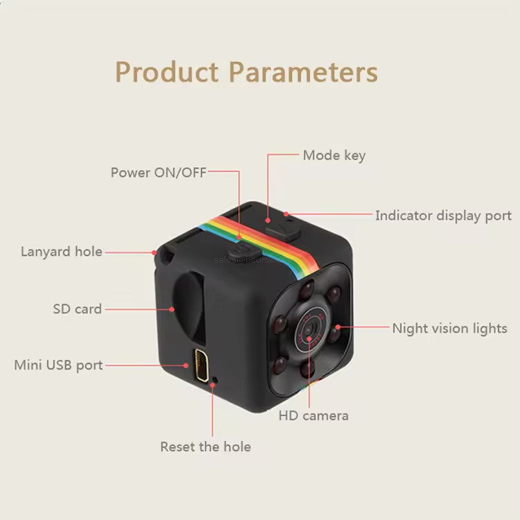 motion detection TF card mini cam