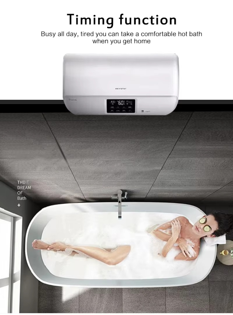 Timing function Busy all day, tired you can take a comfortable hot bath when you get home