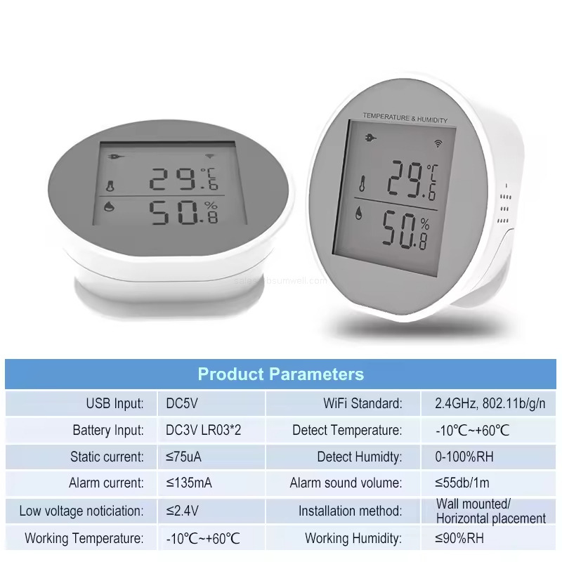 Dual Installation Smart Home Temp Monitor