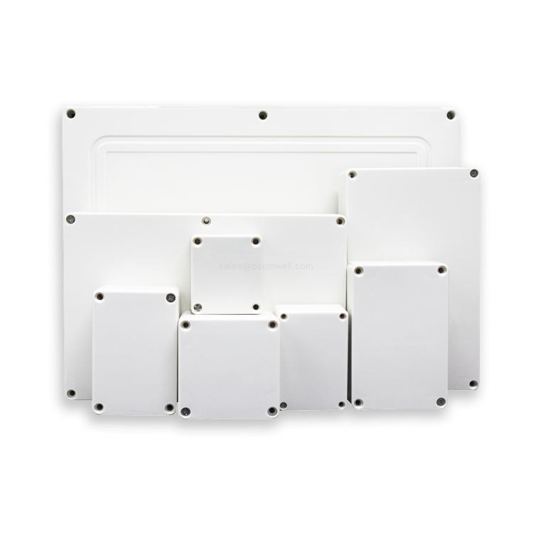 Custom IP65 Waterproof ABS Plastic Outdoor Junction Box Enclosure Industrial Instrument Enclosure