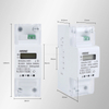 Single Phase WiFi Smart Energy Switch – Remote Control & Alexa-Compatible DIN Rail Switch